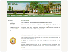 Tablet Screenshot of ggs-hilfarth.de